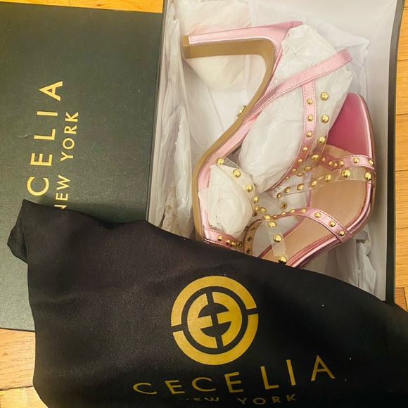 Brand new Cecilia New York pink heeled sandals size 10 - Picture 3 of 5